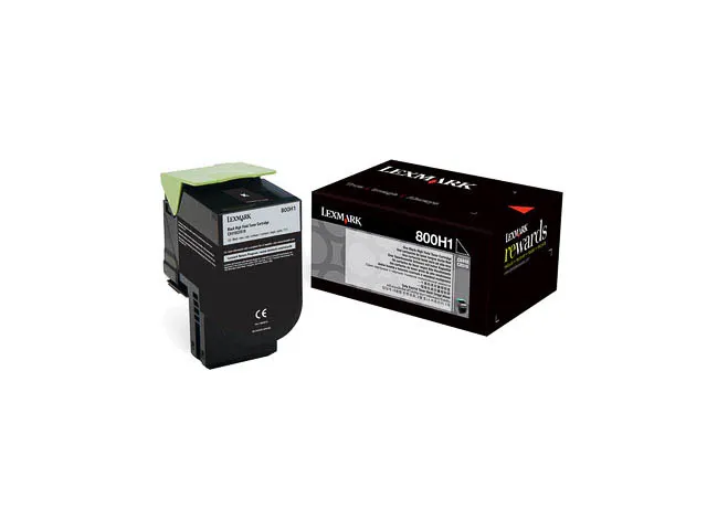 80C0H10 LEXMARK CX toner black HC 4000