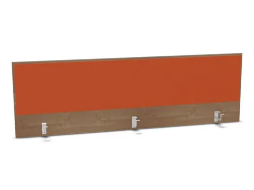 opzetpaneel,v. bureau,aanbouw achter,B 1800mm,NT-cherry,BN3012-oranje