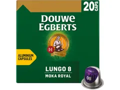 Lungo Moka Royal Koffiecapsules Intensiteit 8 Pak 20 stuks