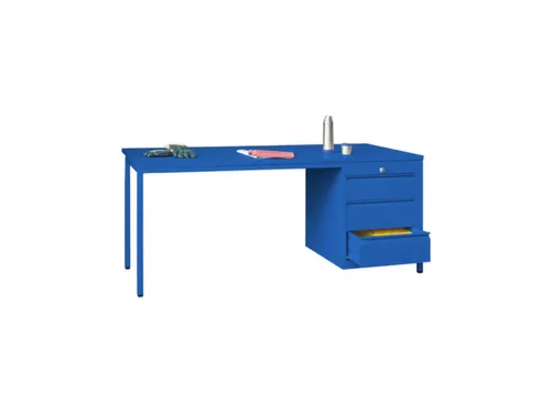 werkbank,HxBxD 900x2000x700mm,onderstel/romp RAL7035,front RAL7016