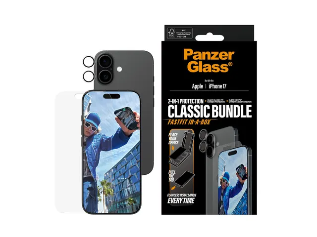 PanzerGlass PG82398, Apple, iPhone 17, Krasbestendig, Transparant