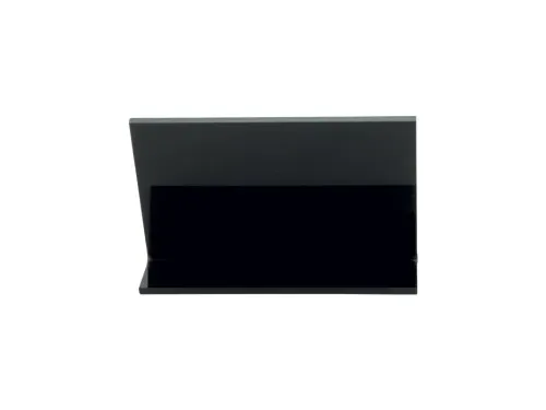 Krijtbord Securit A8 L-bord horizontaal zwart 5 stuks