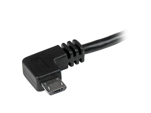 2m Micro-USB kabel met rechts haakse connectors M/M