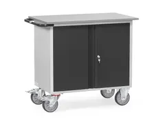 Werkplaatswagens Van Staalplaat 2456 Ral7035 Front Ral7016