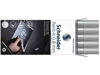 Chrome marker Schneider Paint-It 060 metallic 0.8mm - 6