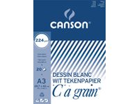 Canson wit Tekenpapier Grain A3 224 Gram