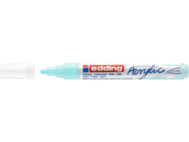 Acrylmarker edding e-5100 medium pastel blauw