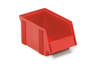 magazijnbak,HxBxD 130x149x250mm,2,7l,PP,rood - 1