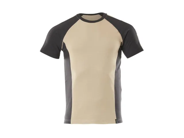 Mascot 50567 Potsdam T-shirt, lichtkaki/zwart, maat L, per stuk