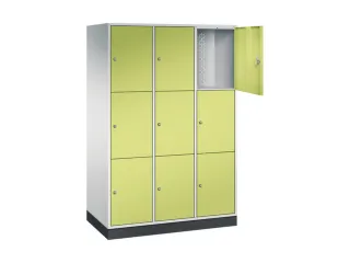 grootvolume-lockersysteem,RAL 7035/RDS1108060,HxBxD 1950x1220x600mm - 1
