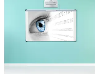 Projectiebord 126x231cm 16:9 mat wit Extraflat finger touch - 3