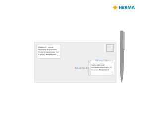 HERMA 5074 Verwijderbare etiketten A4 63,5x38,1mm Wit 525 stuks - 4