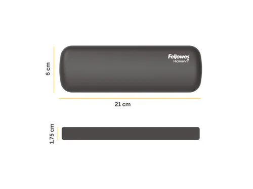 Polssteun Fellowes Breyta palm zwart 6x18cm