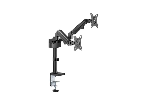 Monitorarm Neomounts DS70-750BL2 zwart 2 scherm 17-27 inch