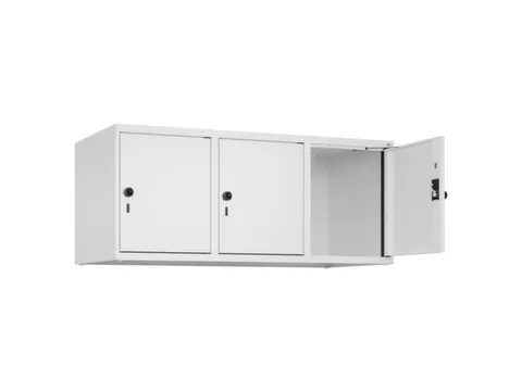 opzetkast,v. locker,3vak.,vak B 400mm,HxBxD 500x1200x500mm