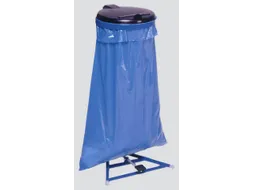 Afvalverzamelaar 1000x490x490mm 120 liter Zak Voetpedaal Frame Ral5010