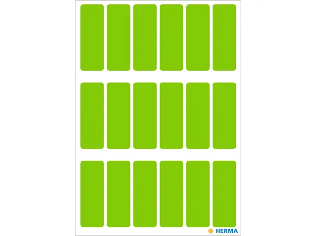 HERMA 3655 Universele etiketten 12x34mm Groen 90 stuks