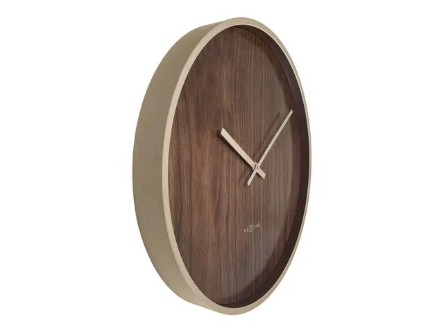 Wandklok NeXtime Oslo Large 50 cm bruin