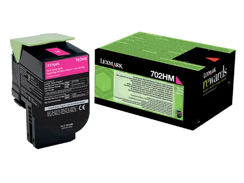 Tonercartridge Lexmark 70C2HM0 prebate rood HC