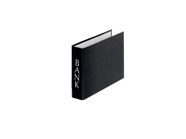 Ordner Bank PP A5 4c m horizontaal zwart