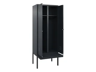 locker voor scheiding van kleding,HxBxD 2120x800x815mm,2vak - 2