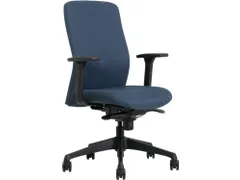 Bureaustoel Ergo Blauw Stof Nen En 1335 Arbo Goedgekeurd