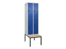 Dubbeldekse dekenkist,HxBxD 2120x600x815mm,2x2vak.,vak B 300mm