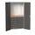 Systeemkast 2000x1050x550mm 1xlegbord 6laden RAL7035+RAL7016