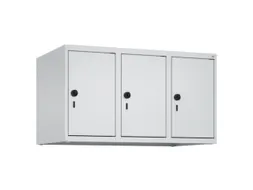 opzetkast,v. locker,3vak.,vak B 300mm,HxBxD 500x900x500mm,vleugeldeur