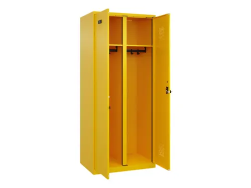 locker voor scheiding van kleding,HxBxD 1850x800x500mm,2vak