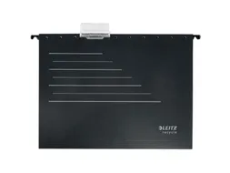 Hangmap Leitz Alpha Recycle A4 verticaal V-bodem zwart