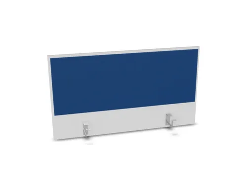 opzetpaneel,v. bureau,aanbouw achter,B 1000mm,Bl-wit,BN6016-blauw