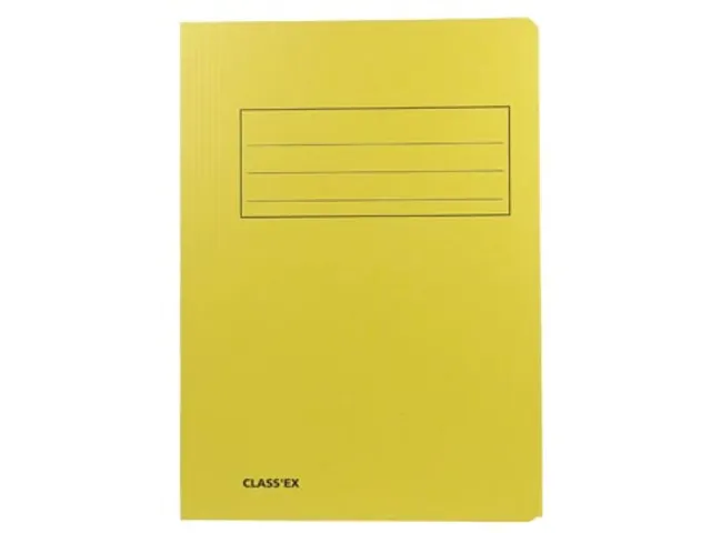 3 Klepsmap A4 300 Gram Geel