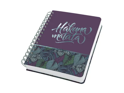 Notitieboek Jolie A5 spir. JUNGLE DREAMS punt-gelijnd 240pag 120gr HC