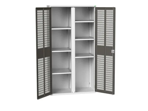 universele kast,HxBxD 2000x1050x550mm,6xStalen bodem,scheidingswand