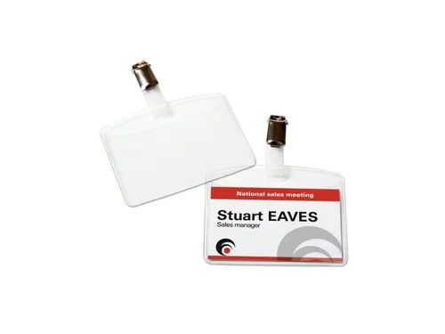 Avery 4822 Badgehouder met clip set 60x90mm 25 stuks+32 kaarten