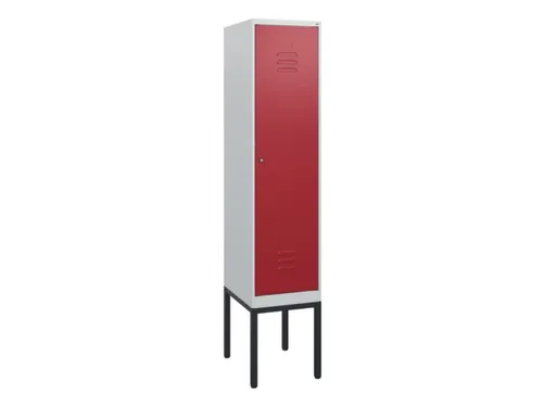 locker,HxBxD 1950x400x500mm,1vak,vak B 400mm,cil.-slot,voetonderstel