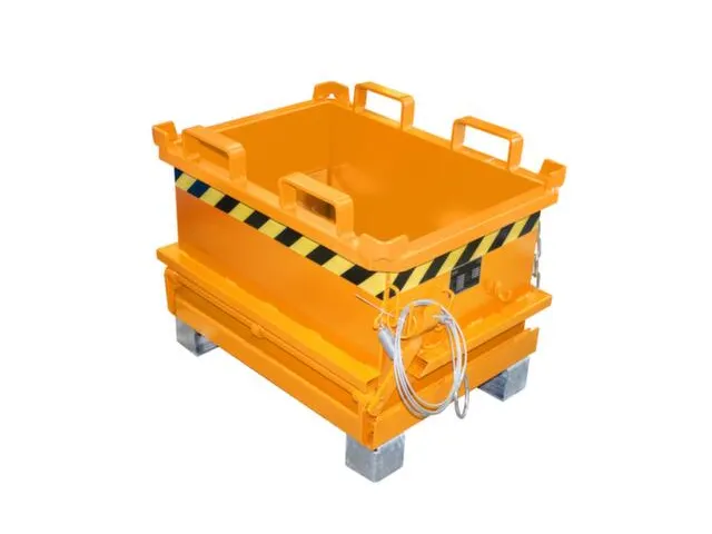 mini-bodemklepcontainer,HxLxB 625x600x800mm,0,13m³,inrijbeugel,staal