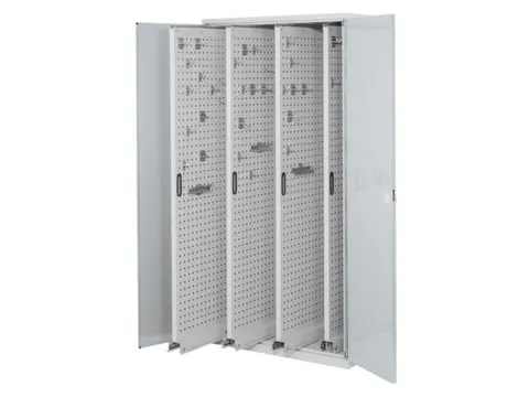 verticale kast,HxBxD 1950x1000x600mm,vleugeldeur,RAL5010