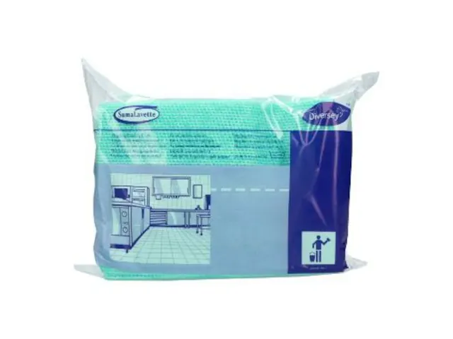 Suma Lavette Hygiënedoek Groen 6x25 Stuks 51x36cm