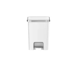 Hana 2 Pedaalemmer 25 liter Wit