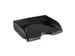 Brievenbak CEP Gloss A4 dwars plastic glanzend zwart
