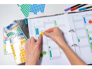 HERMA 2254 Multipurpose etiketten Rond 19mm Fluor Oranje 1280 stuks - 5