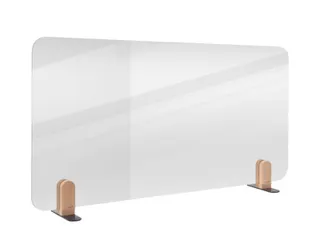 Bureauscherm Elements doorzichtig 60x120cm Houder - 1