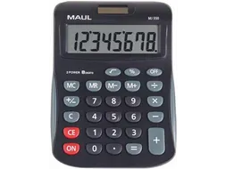 bureaurekenmachine MJ 550, junior, zwart