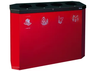 afvalverzamelstation,4x45l,HxBxD 830x1200x355mm,4opening(en) - 1