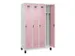 locker voor scheiding van kleding,HxBxD 1950x1200x500mm,4vak