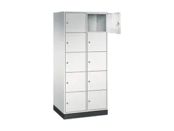 grootvolume-lockersysteem,RAL 7035,HxBxD 1950x820x600mm,2x5vakken