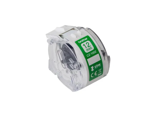 Labeletiket Brother CZ-1002 12mmX5m kleur opdruk