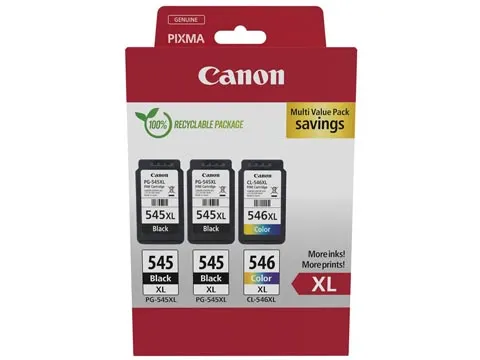 inktcartridge 2 x PG-545XL + 1 x CL-546XL, 8286B013, 4 kleuren